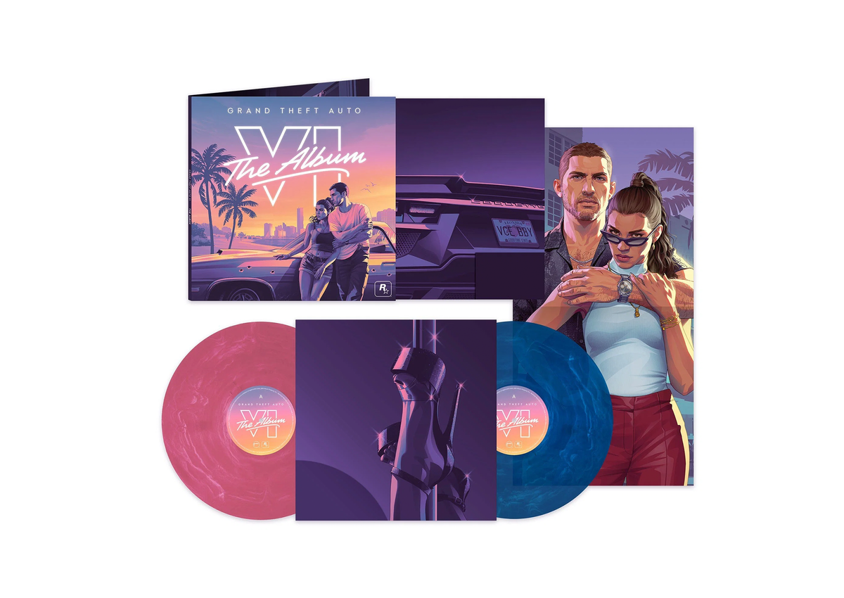 Grand Theft Auto VI: The Album - Pink & White / Blue & White Vinyl Edition