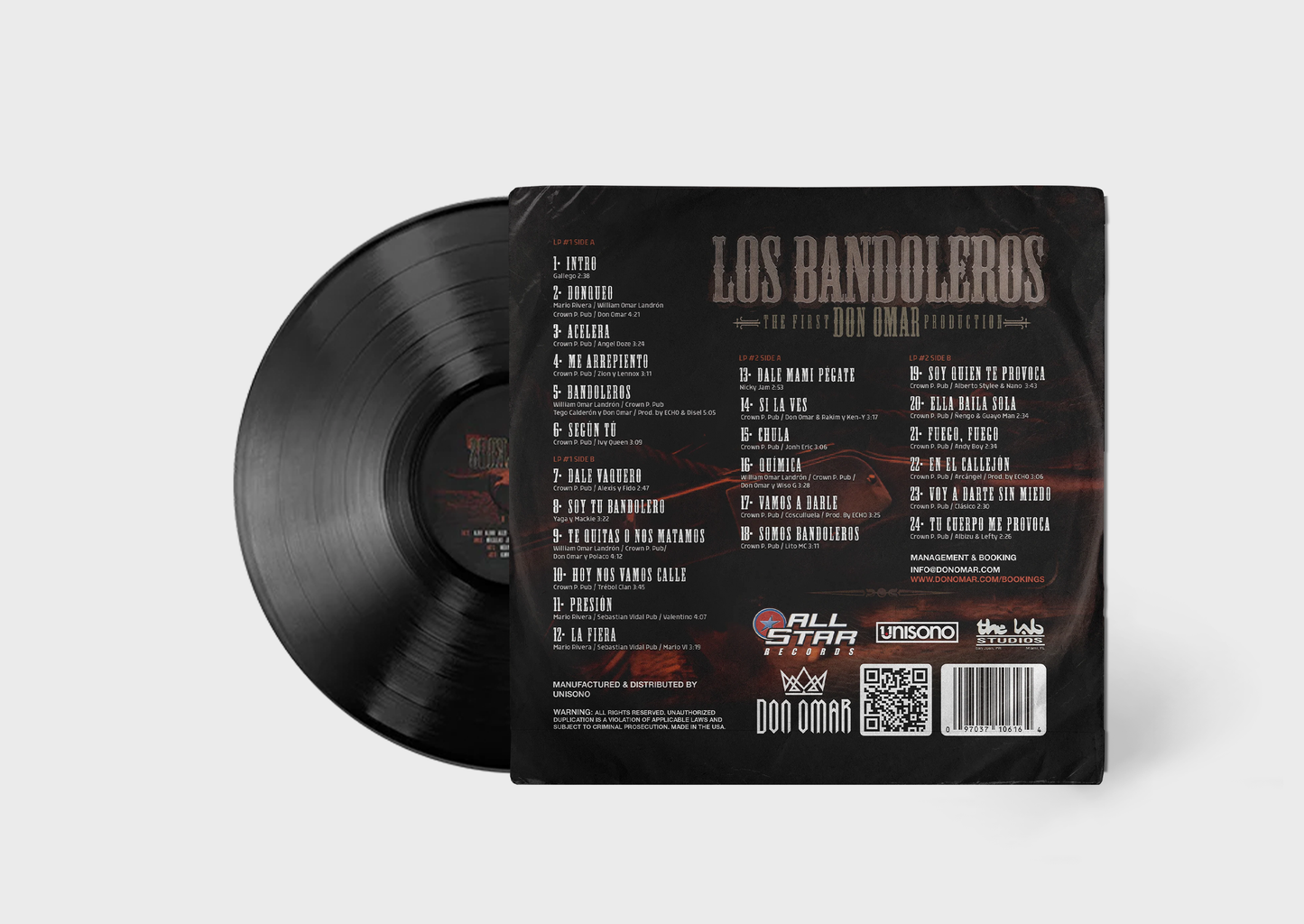 VINILO LOS BANDOLEROS