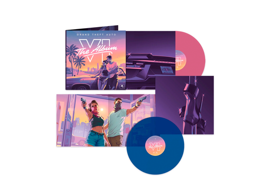 Grand Theft Auto VI: The Album - Clear Pink / Clear Blue Vinyl Edition